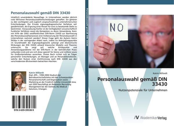 Produktbild: Personalauswahl gem&auml;&szlig; DIN 33430
