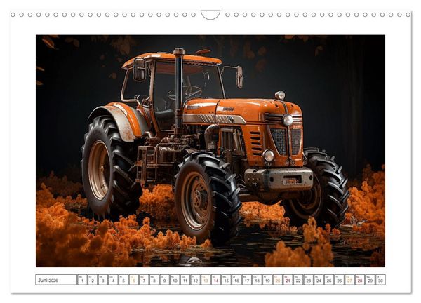 Produktbild: Surrealistische Traktoren (Wandkalender 2026 DIN A3 quer), CALVENDO Monatskalender