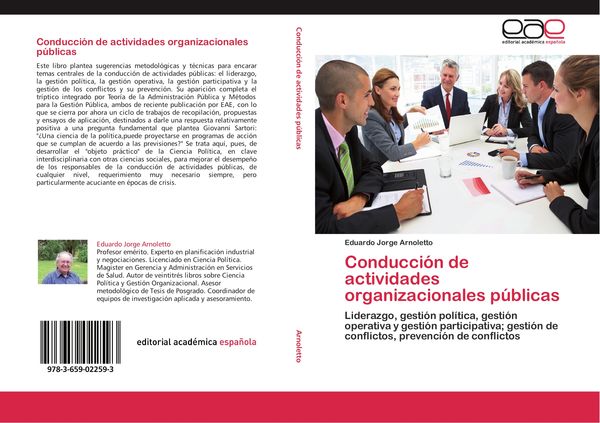 Produktbild: Conducci&oacute;n de actividades organizacionales p&uacute;blicas