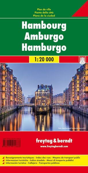 Produktbild: freytag & berndt Stadtplan Hamburg 1:20.000