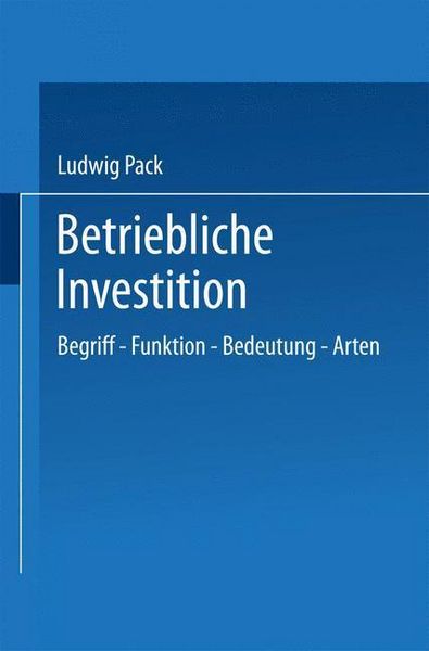 Produktbild: Betriebliche Investition