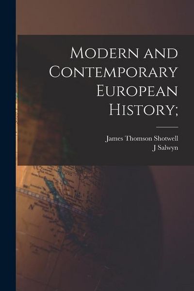 Produktbild: Modern and Contemporary European History;