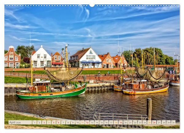 Produktbild: Reise an die Nordsee - Greetsiel (Wandkalender 2026 DIN A2 quer), CALVENDO Monatskalender