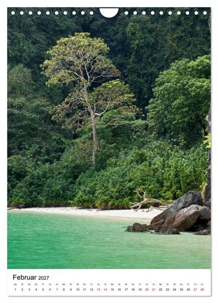 Produktbild: Thailand - Inseln und Str&auml;nde (Wandkalender 2027 DIN A4 hoch), CALVENDO Monatskalender