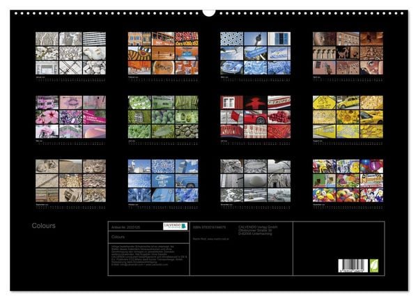 Produktbild: Colours (Wandkalender 2026 DIN A2 quer), CALVENDO Monatskalender