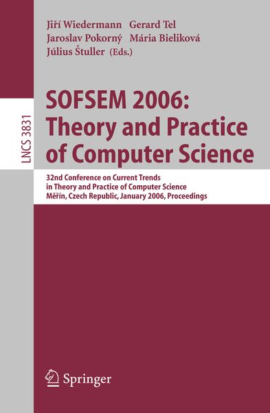 Produktbild: SOFSEM 2006: Theory and Practice of Computer Science