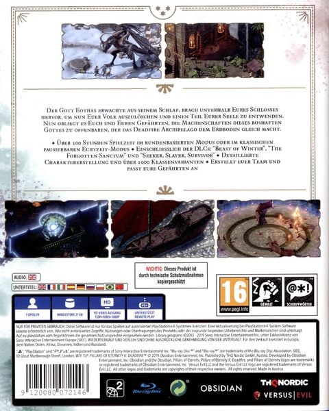 Produktbild: Pillars of Eternity II: Deadfire (Ultimate Edition)