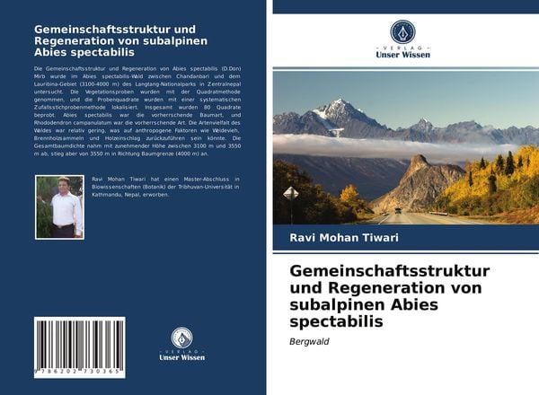 Gemeinschaftsstruktur und Regeneration von subalpinen Abies spectabilis, Taschenbuch von Ravi Mohan Tiwari, Verlag Unser Wissen, 9786202730365