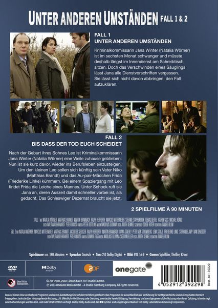 Produktbild: Unter anderen Umst&auml;nden - Fall 1 & 2 [2 DVDs]