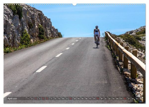 Produktbild: Mallorca: Die sch&ouml;nsten Landschaften f&uuml;r Rennradfahrer (Wandkalender 2026 DIN A2 quer), CALVENDO Monatskalender