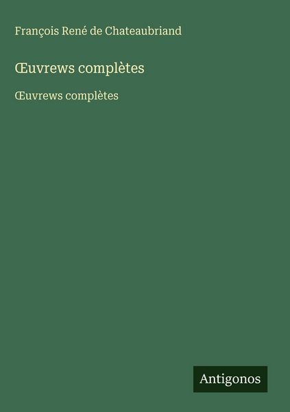 Produktbild: &iquest;uvrews compl&egrave;tes