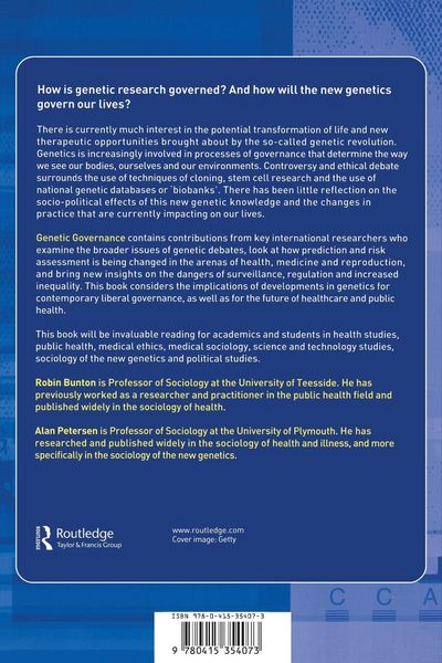 Produktbild: Genetic Governance