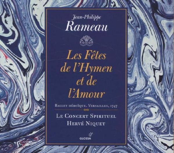 Rameau/Les f¿tes de l'hymen - Jean-Philippe Rameau, CD, 8424562016293