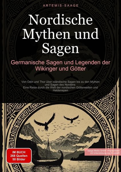 Nordische Mythen und Sagen: Germanische Sagen und Legenden der Wikinger und Götter, Taschenbuch von Artemis Saage-Deutschland, Tredition,