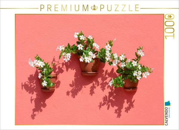 CALVENDO Puzzle Blumen und Schatten | 1000 Teile Lege-Größe 64x48cm Foto-Puzzle für glückliche Stunden