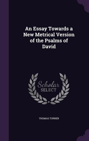 Produktbild: An Essay Towards a New Metrical Version of the Psalms of David