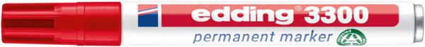 Produktbild: EDDING&reg; Permanent Marker 3300, rot