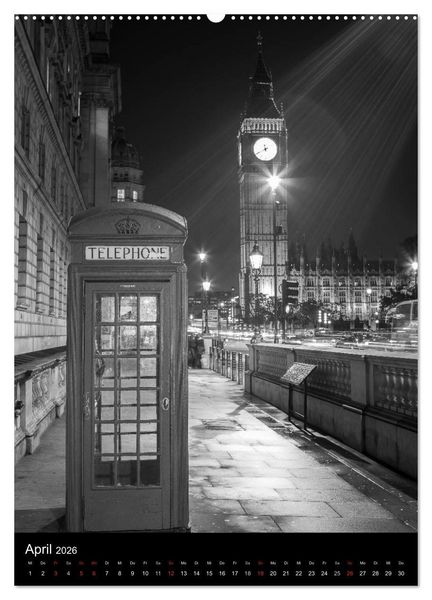 Produktbild: Big City London (Wandkalender 2026 DIN A2 hoch), CALVENDO Monatskalender