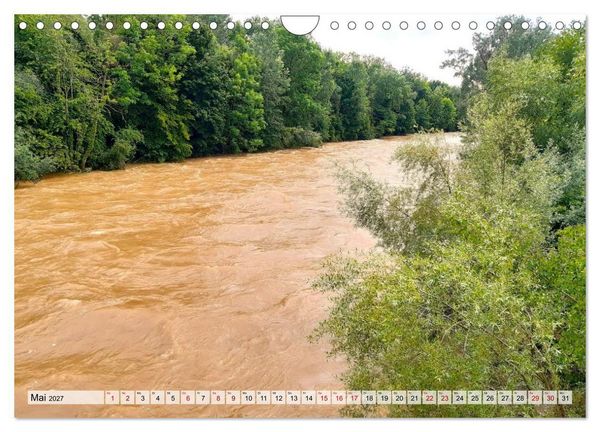 Produktbild: Lech und Wertach - Flusslandschaften im Alpenvorland (Wandkalender 2027 DIN A4 quer), CALVENDO Monatskalender