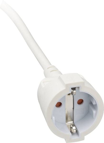 Brennenstuhl 1168980250 Strom Verlängerungskabel Weiß 5.00 m H05VV-F 3G 1,5 mm²