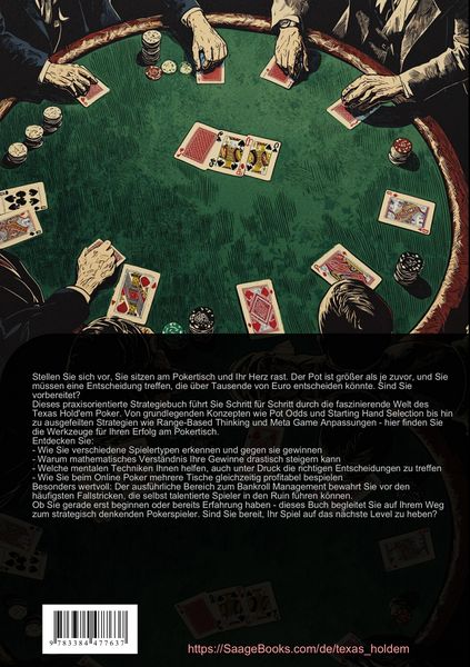 Produktbild: Texas Hold'em Poker Buch: Die ultimative Strategie f&uuml;r Anf&auml;nger und Fortgeschrittene