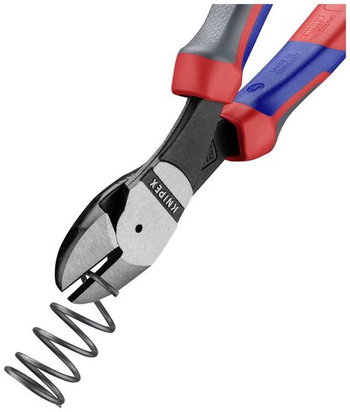 Produktbild: Knipex 74 22 200 Werkstatt Kraft-Seitenschneider mit Facette 200mm