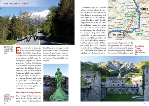 Produktbild: Motorrad Reisef&uuml;hrer Piemont Ligurien Toskana