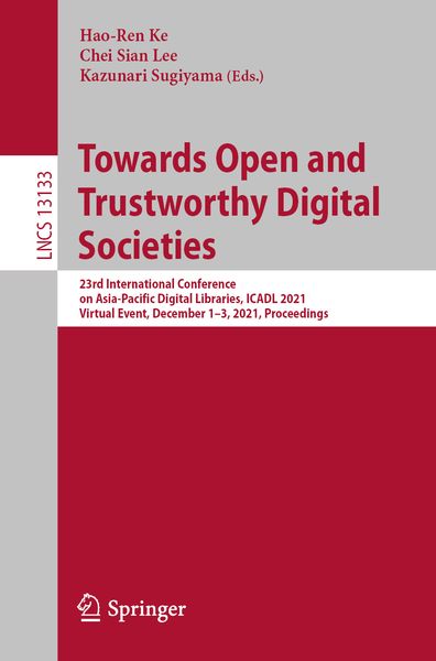 Produktbild: Towards Open and Trustworthy Digital Societies