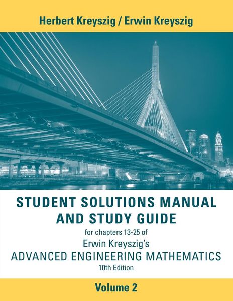 Produktbild: Student Solutions Manual Advanced Engineering Mathematics, Volume 2