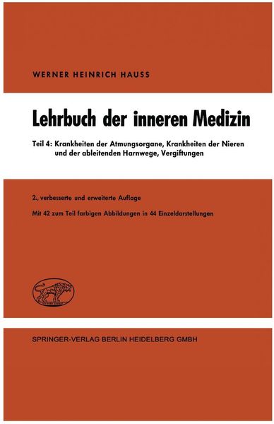 Produktbild: Lehrbuch der inneren Medizin in vier Teilen