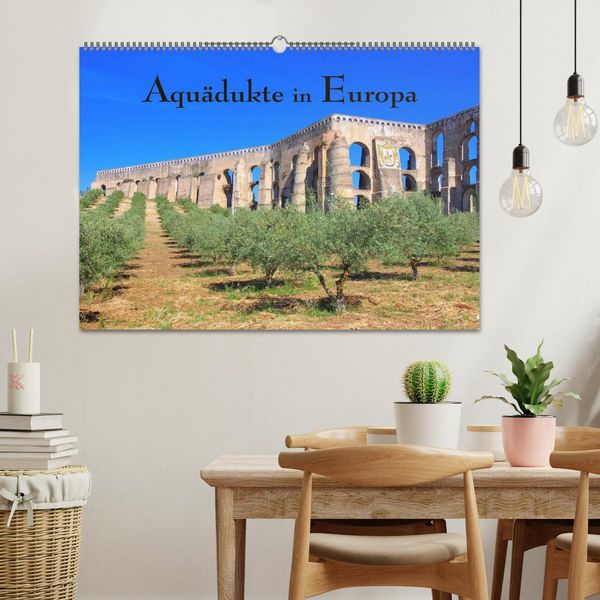 Produktbild: Aqu&auml;dukte in Europa (Wandkalender 2026 DIN A2 quer), CALVENDO Monatskalender