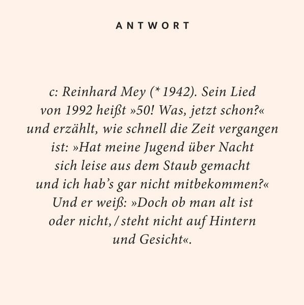 Produktbild: 50. Geburtstag. Das Quiz