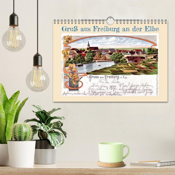 Produktbild: Gru&szlig; aus Freiburg an der Elbe (Wandkalender 2026 DIN A4 quer), CALVENDO Monatskalender