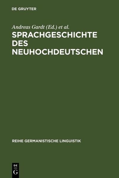 Produktbild: Sprachgeschichte des Neuhochdeutschen