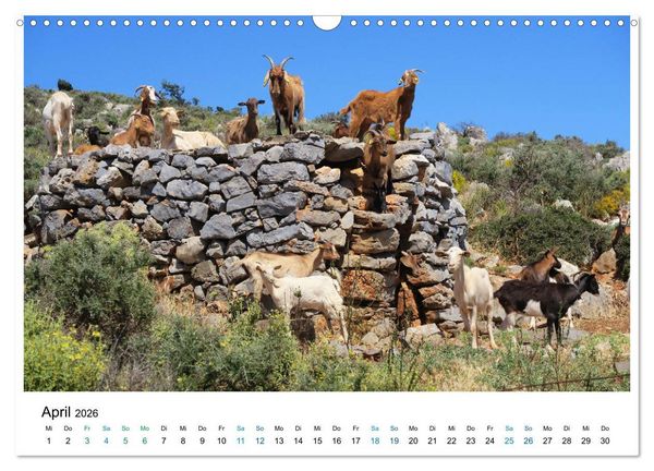 Produktbild: Die Insel Kreta - St&auml;dte, Schluchten und Meer (Wandkalender 2026 DIN A3 quer), CALVENDO Monatskalender