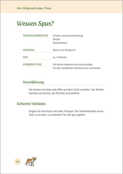 Produktbild: Ged&auml;chtnistraining f&uuml;r Senioren | Gehirnjogging f&uuml;r Naturliebhaber