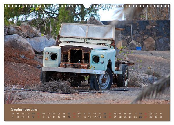 Produktbild: Alte Autos aus Europa (Wandkalender 2026 DIN A3 quer), CALVENDO Monatskalender