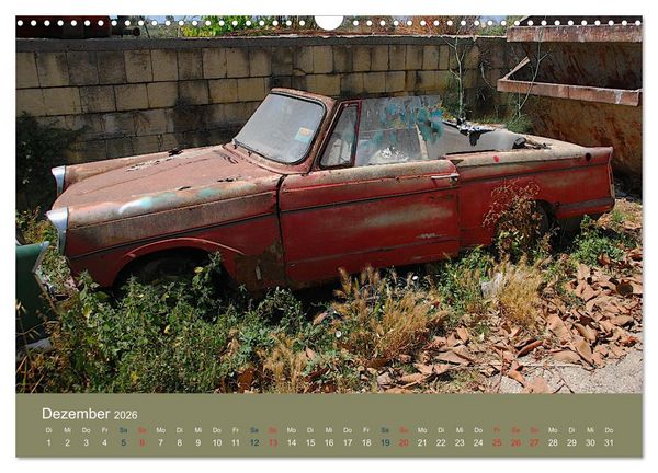 Produktbild: Alte Autos aus Europa (Wandkalender 2026 DIN A3 quer), CALVENDO Monatskalender