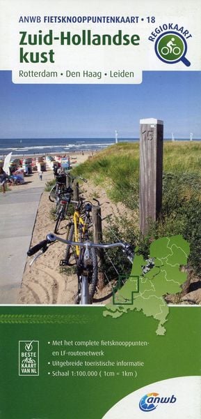 Produktbild: Zuid-Hollandse kust (Rotterdam / Den Haag/ Leiden) 1:100 000