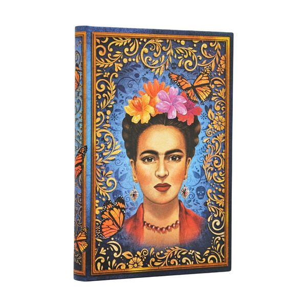 Produktbild: The Colourful Portrait (Viva Frida) Mini Unlined Hardcover Journal (Elastic Band Closure)