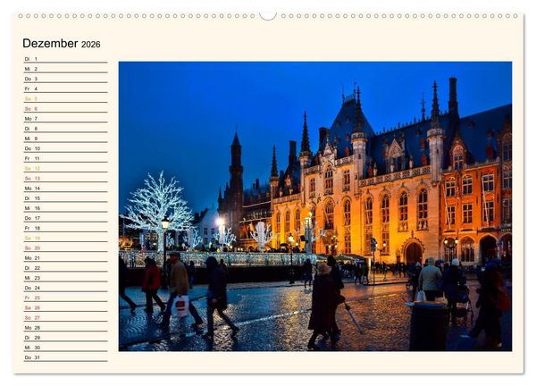 Produktbild: Br&uuml;gge - Venedig des Nordens (Wandkalender 2026 DIN A2 quer), CALVENDO Monatskalender