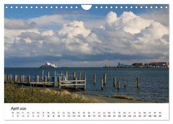 Produktbild: Insel Amrum - Ein Juwel unterm norddeutschen Himmel (Wandkalender 2026 DIN A4 quer), CALVENDO Monatskalender