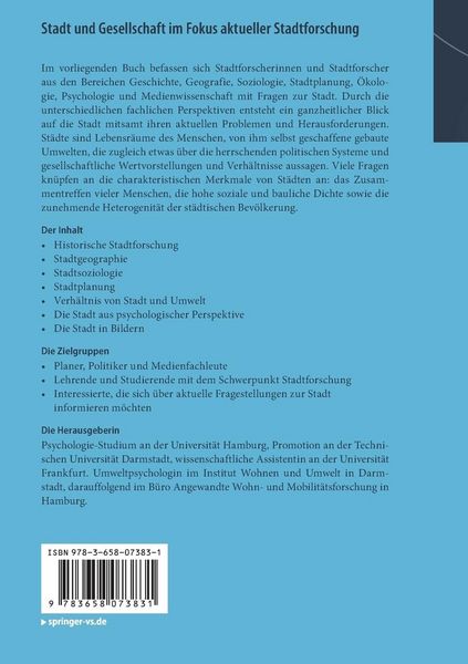 Produktbild: Stadt und Gesellschaft im Fokus aktueller Stadtforschung