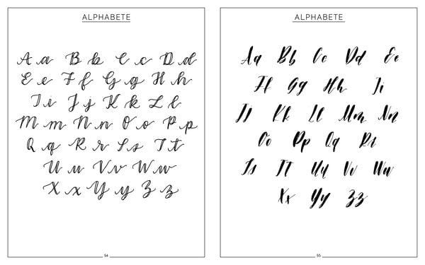 Produktbild: Handlettering &ndash; Das Vorlagenbuch