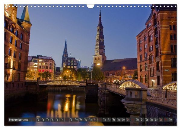Produktbild: Hamburg.Discover northern Germany&rsquo;s cosmopolitan city (Wall Calendar 2026 DIN A3 landscape), CALVENDO 12 Month Wall Calendar