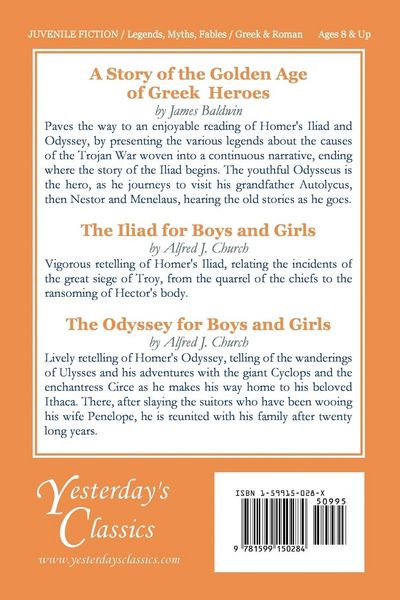 Produktbild: The Odyssey for Boys and Girls (Yesterday's Classics)