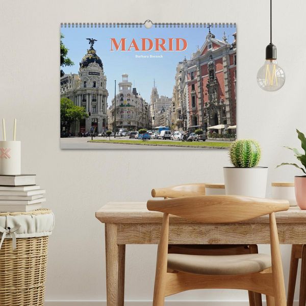 Produktbild: Madrid (Wandkalender 2026 DIN A3 quer), CALVENDO Monatskalender