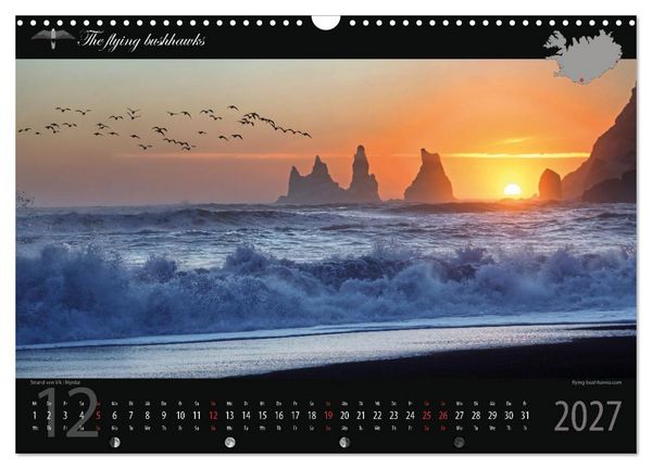 Produktbild: Island Blickwinkel 2027 (Wandkalender 2027 DIN A3 quer), CALVENDO Monatskalender