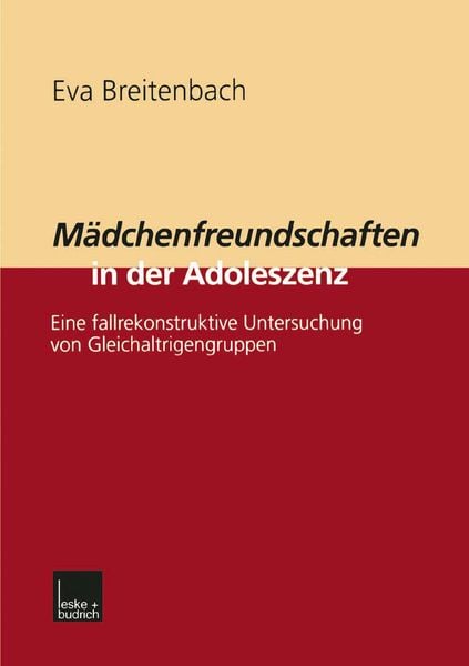 Produktbild: M&auml;dchenfreundschaften in der Adoleszenz