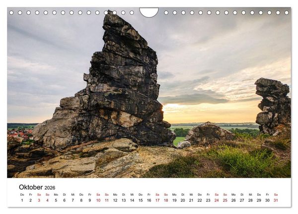 Produktbild: Steinerne Zeitzeugen (Wandkalender 2026 DIN A4 quer), CALVENDO Monatskalender